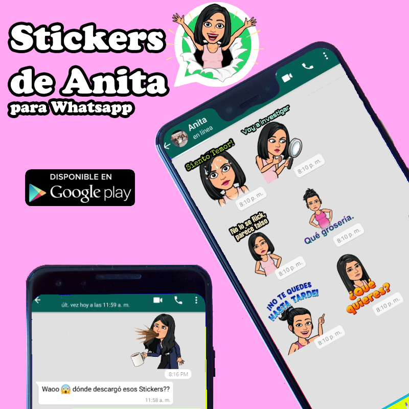 Stickers de Anita para WhatsApp - WAStickerApps